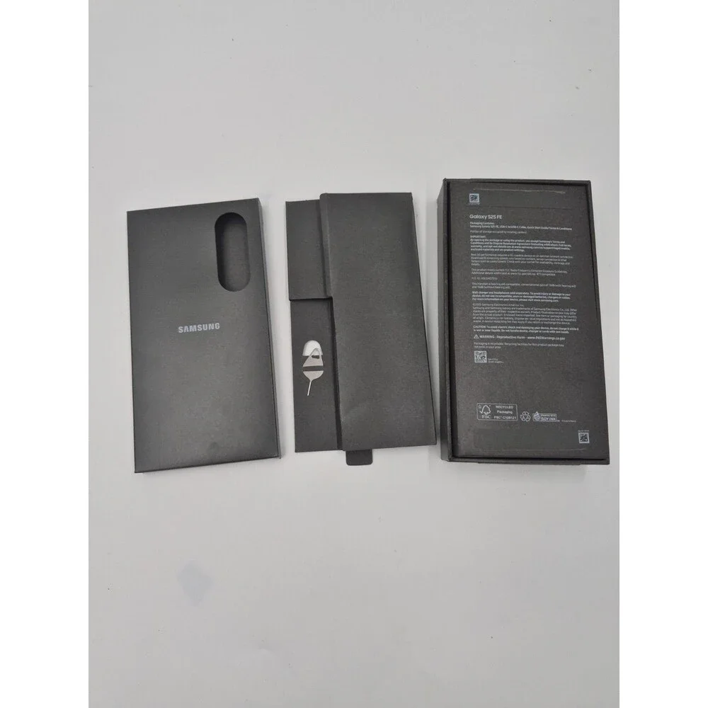 Original Samsung Empty Box for Galaxy S25 FE Jetblack (No accessories)